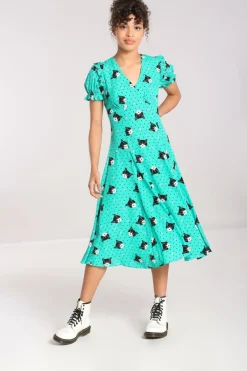 Best Sale Love Cats Midi Dress Women Midi Dresses