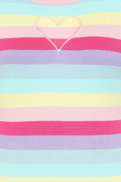 Sale Love Heart Top Women Knitted Tops