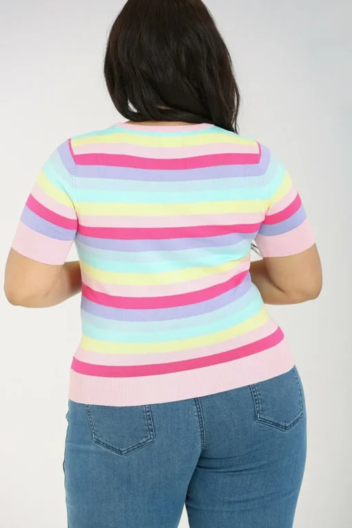 Sale Love Heart Top Women Knitted Tops