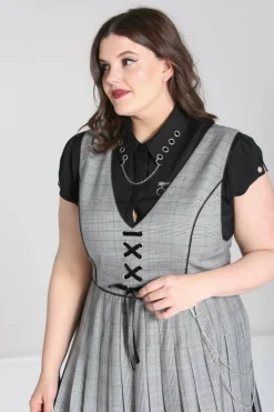 Best Sale Mina Pinafore Dress Women Mini Dresses