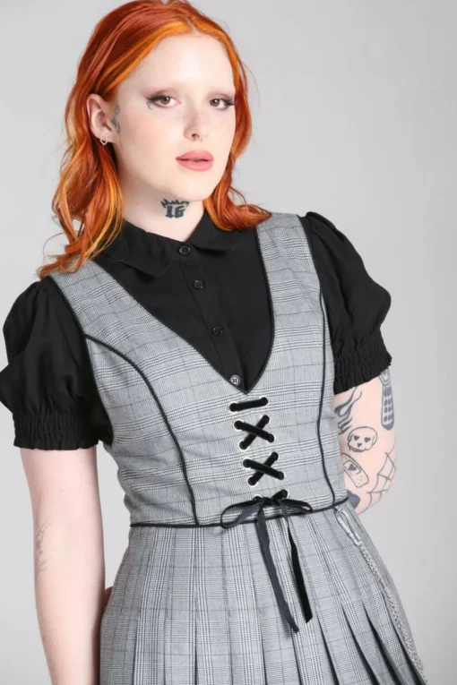 Best Sale Mina Pinafore Dress Women Mini Dresses