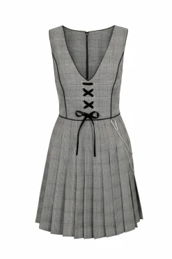 Best Sale Mina Pinafore Dress Women Mini Dresses