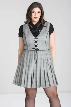Best Sale Mina Pinafore Dress Women Mini Dresses