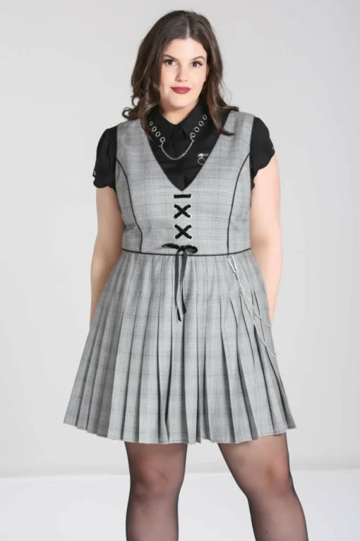 Best Sale Mina Pinafore Dress Women Mini Dresses