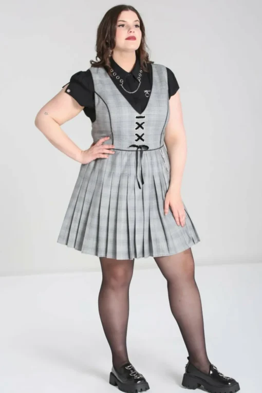 Best Sale Mina Pinafore Dress Women Mini Dresses