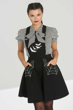 Clearance Miss Muffet Pinafore Dress Women Mini Dresses