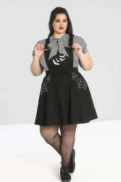 Clearance Miss Muffet Pinafore Dress Women Mini Dresses