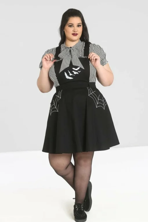 Clearance Miss Muffet Pinafore Dress Women Mini Dresses