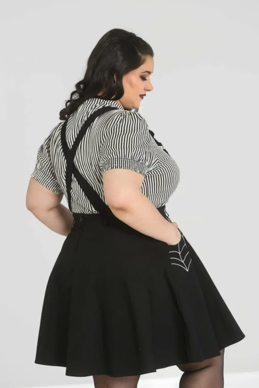 Clearance Miss Muffet Pinafore Dress Women Mini Dresses