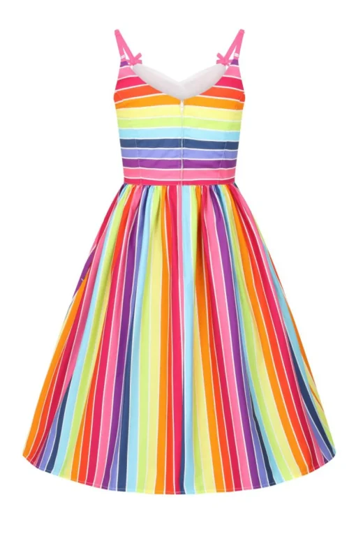 Best Over The Rainbow 50'S Dress Women Midi Dresses