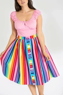 Outlet Over The Rainbow 50'S Skirt Women Midi Skirts