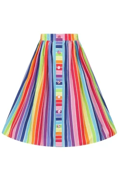 Outlet Over The Rainbow 50'S Skirt Women Midi Skirts