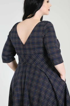 Sale Peebles 50'S Dress Women Midi Dresses