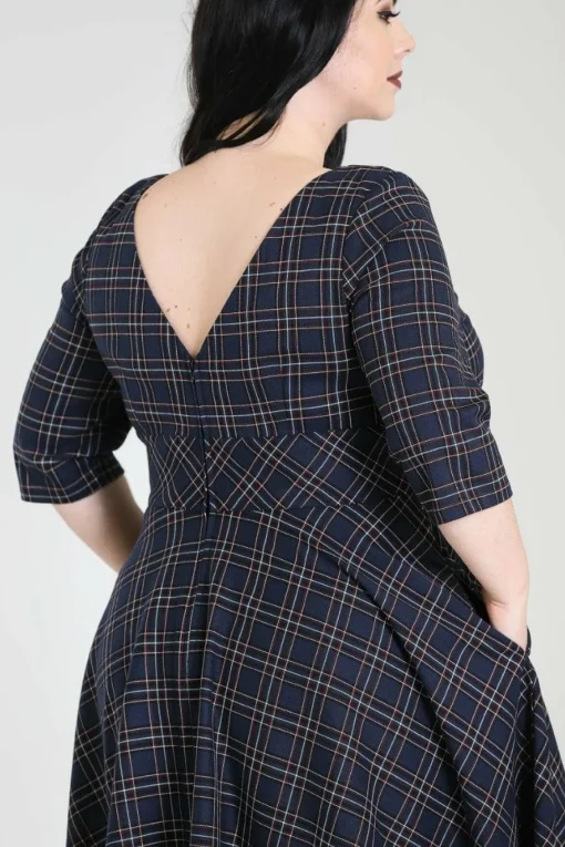 Sale Peebles 50'S Dress Women Midi Dresses
