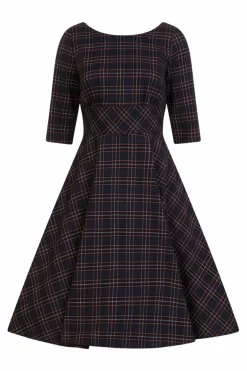 Sale Peebles 50'S Dress Women Midi Dresses