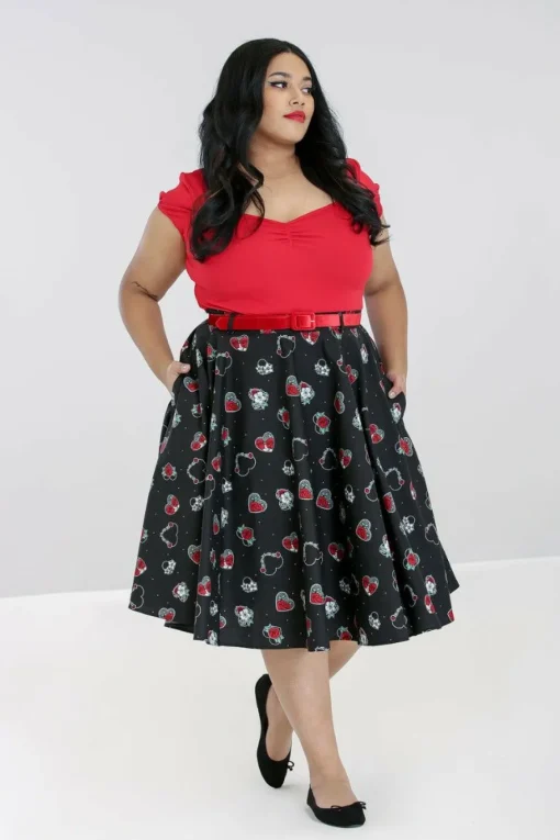 Best Petals 50'S Skirt Women Midi Skirts