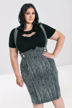 Hot Regan Pinafore Skirt Women Knee Skirts