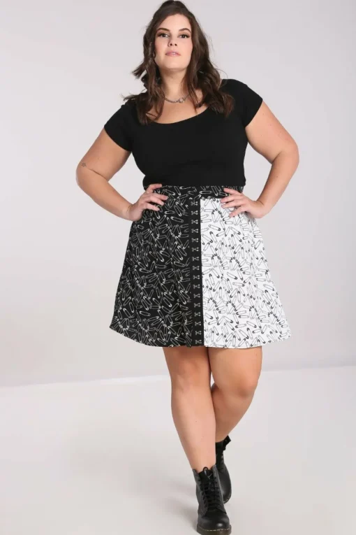 Shop Safety Pin Skirt Women Mini Skirts