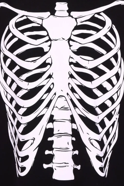 Flash Sale Skeleton Hoodie Dress Women Loungewear