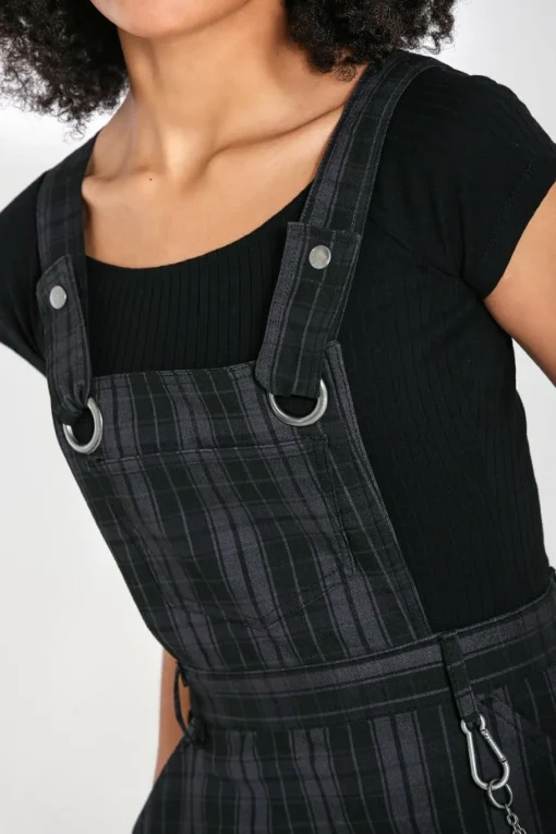 Clearance Storm Pinafore Dress Women Mini Dresses