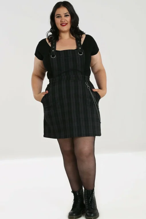 Clearance Storm Pinafore Dress Women Mini Dresses