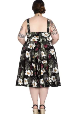 Outlet Tahiti 50'S Dress Women Midi Dresses