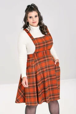 New Tawny Pinafore Dress Women Knee Dresses