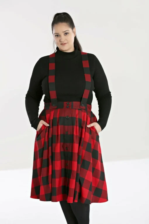 Store Teen Spirit Pinafore Skirt Women Knee Skirts