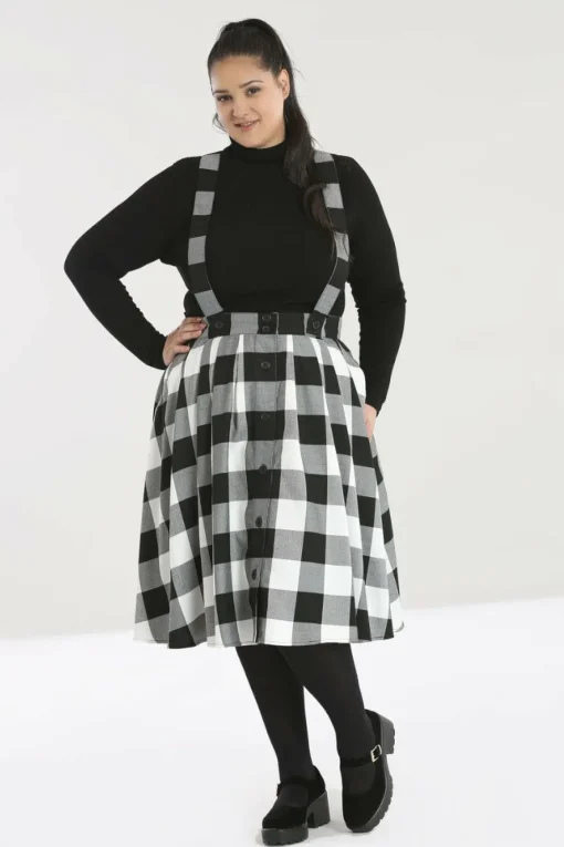 Store Teen Spirit Pinafore Skirt Women Knee Skirts
