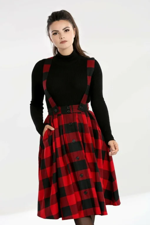 Store Teen Spirit Pinafore Skirt Women Knee Skirts