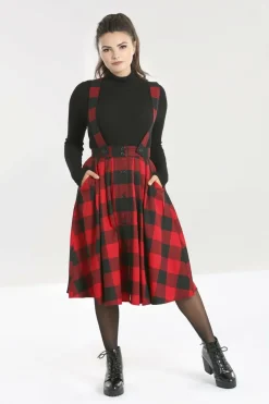 Store Teen Spirit Pinafore Skirt Women Knee Skirts
