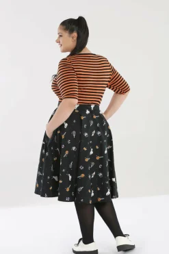 New Trick Or Treat 50'S Skirt Women Midi Skirts