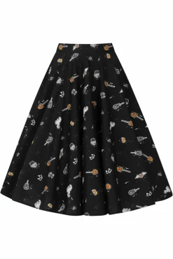 New Trick Or Treat 50'S Skirt Women Midi Skirts
