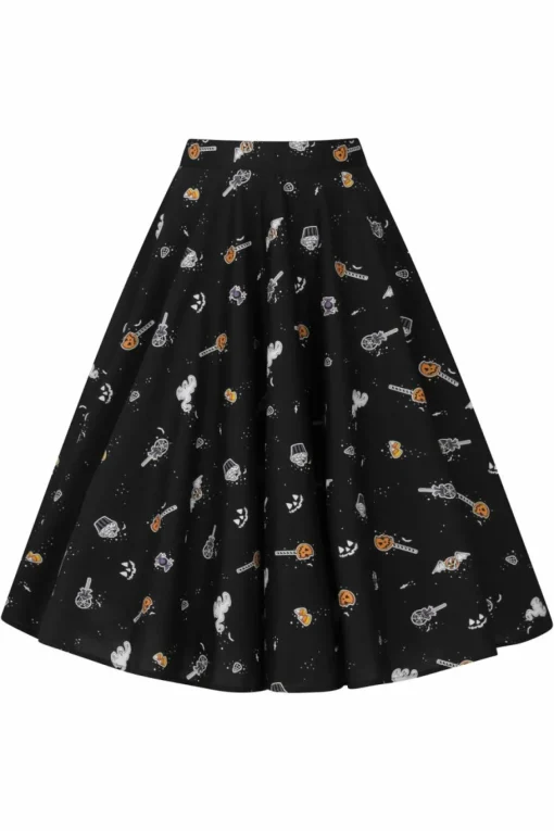 New Trick Or Treat 50'S Skirt Women Midi Skirts
