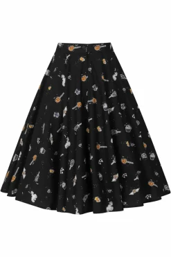 New Trick Or Treat 50'S Skirt Women Midi Skirts