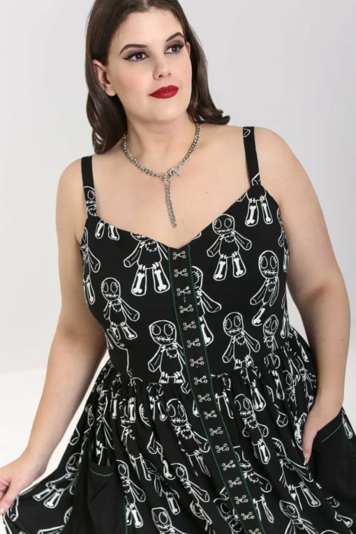Store Voodoo Mid Dress Women Knee Dresses