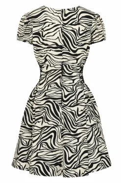 Clearance Zebra Mini Dress Women Mini Dresses